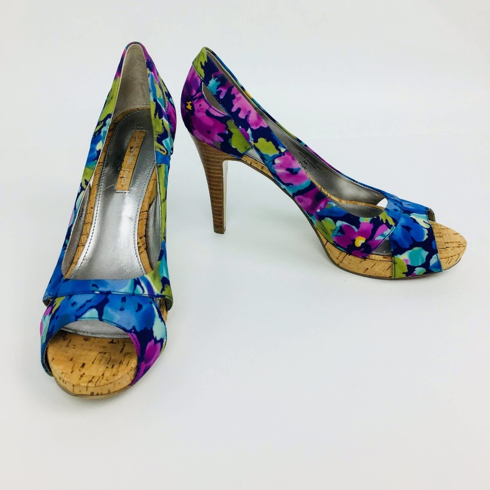 Bandolino open toe heels